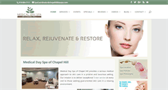 Desktop Screenshot of chapelhilldayspa.com